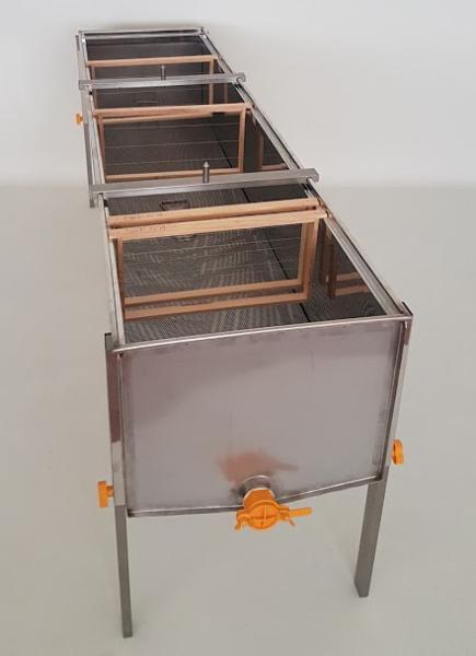 Rechteckiger Entdeckelungstank, Edelstahl - 2000X510X395mm